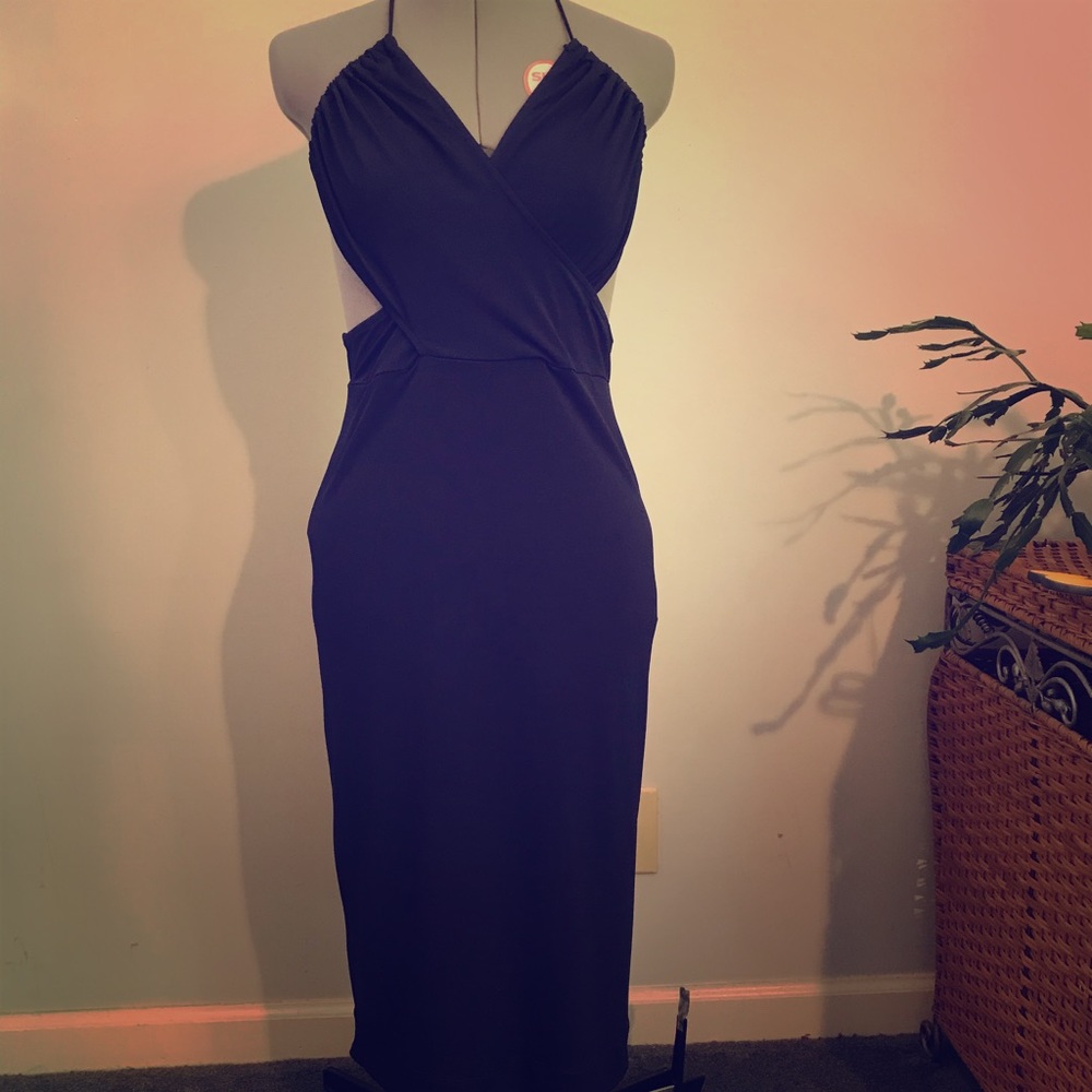 Navy nasty gal dress